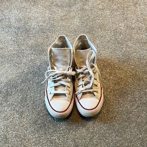 Converse High-Tops. White. Size 7 women’s.